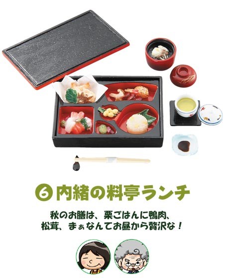 Naisho No Ryoutei Lunch, Re-Ment, Trading, 4521121500911